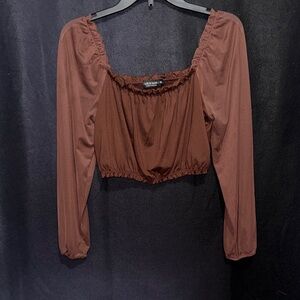 Brown Women's Top